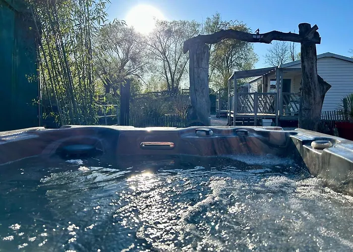 Blue Grass Ranch - Mobilhome Cactus & Jacuzzi * Bischoffsheim